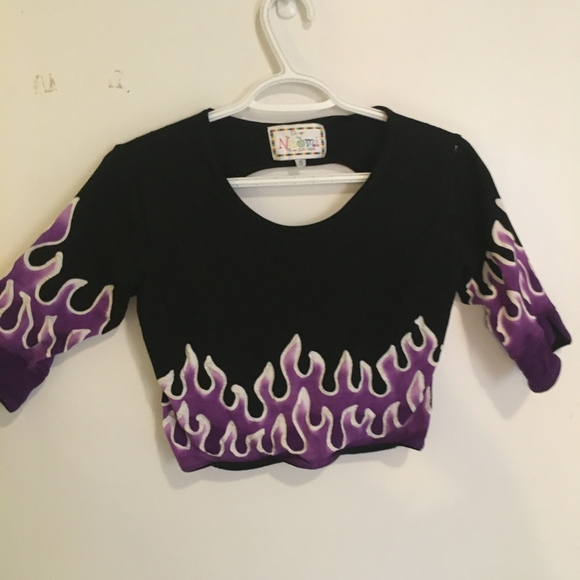 FLAME CROP TOP - Picture 2 of 5